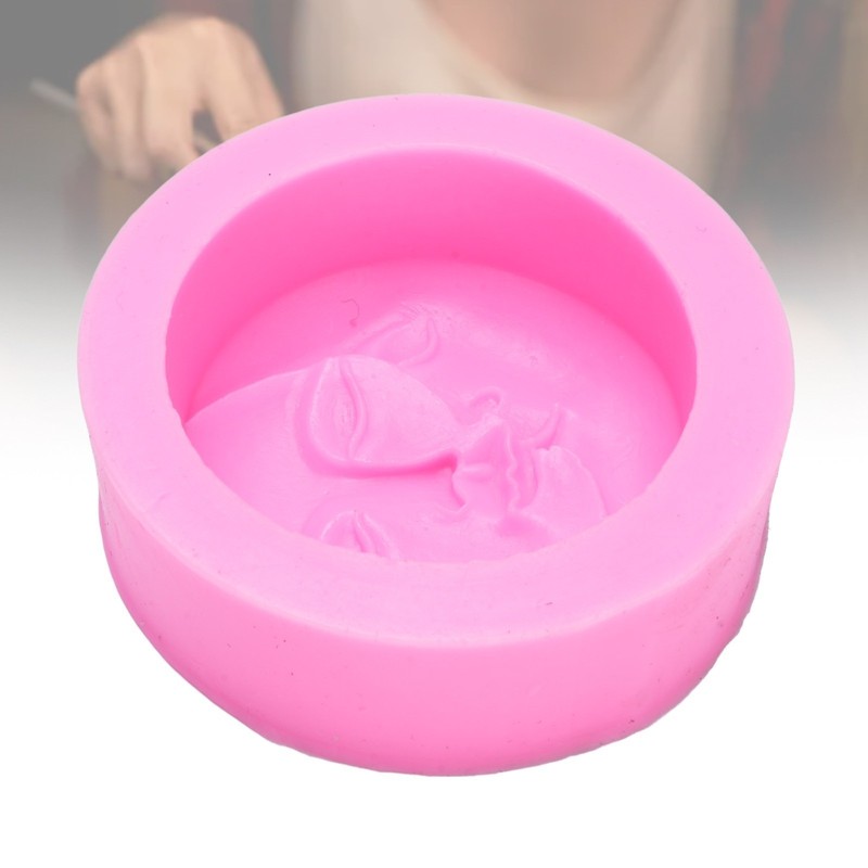 Moon Face Cake Fondant Model Food Grade Silicone Reusable Non Stick Candy gallery