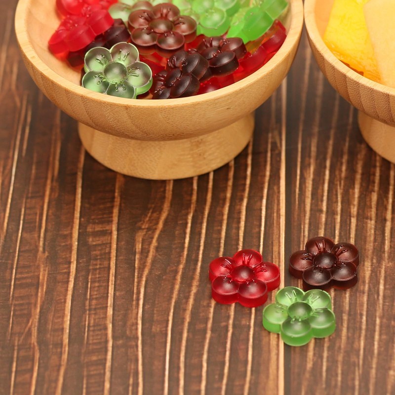 Flower Silicone Mold, Small Plum Blossom Shaped Flower Molds with 70 Cavities... gallery