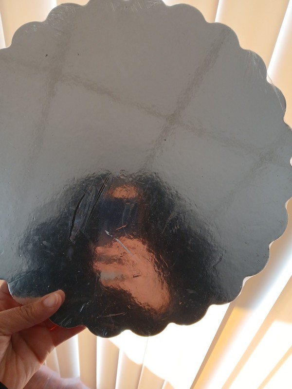 14 Inch Cake Platters Set of 4 Silver gallery