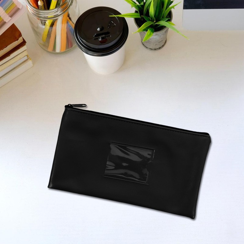 2Pcs Black Utility Zipper Wallet for Storage of Bills Receipts and Documents gallery