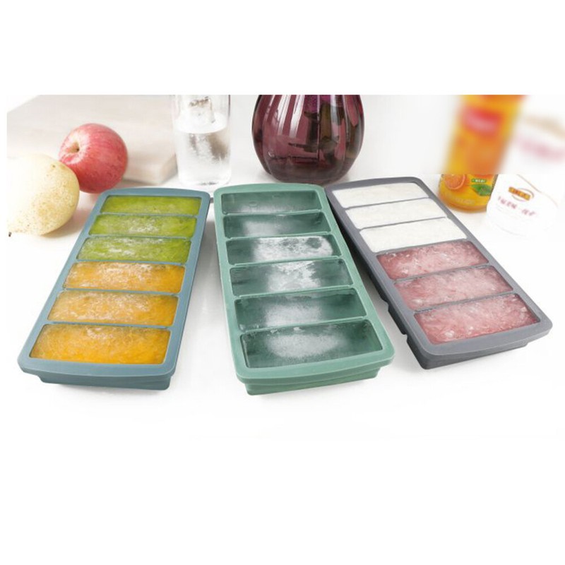 1PC Silicone Freezer Molds Ice Cube Tray Mold Diamond Ice Cube Cake with Lid gallery