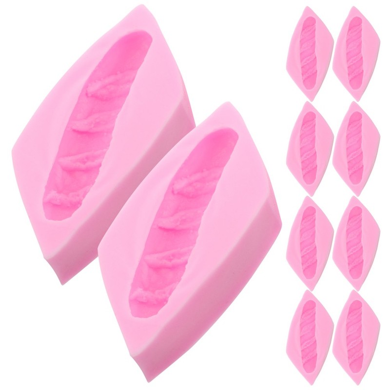 10 Pcs Handmade Cake Mould Silicone Hamburger Mold Chocolate Molds Making gallery