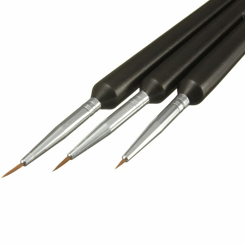 3-Piece Cake Decorating Brush Set Food Paint for Icing Cupcake Sugarcraft gallery