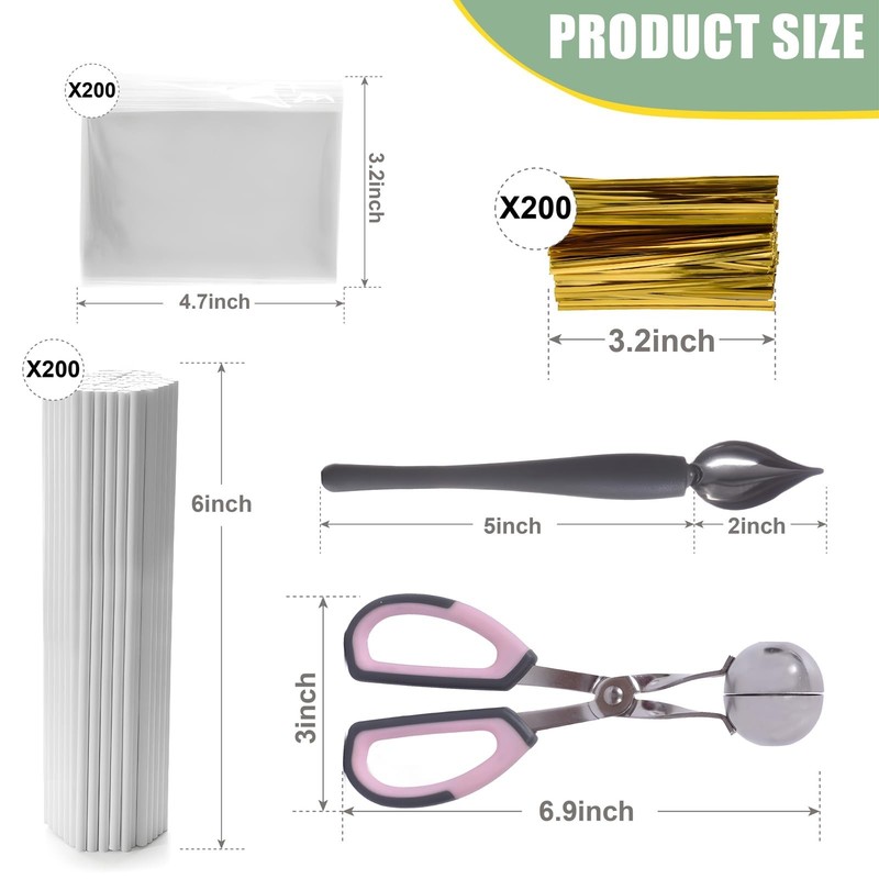 Cake Pop Making Kit - 200 Lollipop Sticks, Clear Wrappers, Display Stand & Tools gallery