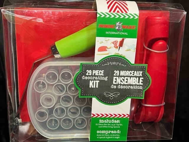 Nordic Ware 29 Piece Decorating Kit with Spatula Deco Pen & Tips