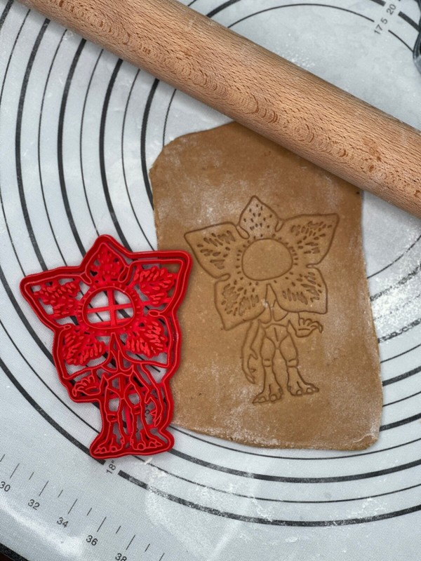 The Demogorgon Stranger Things Cookie Cutter & Mold Produced by 3D Kitchen Art gallery