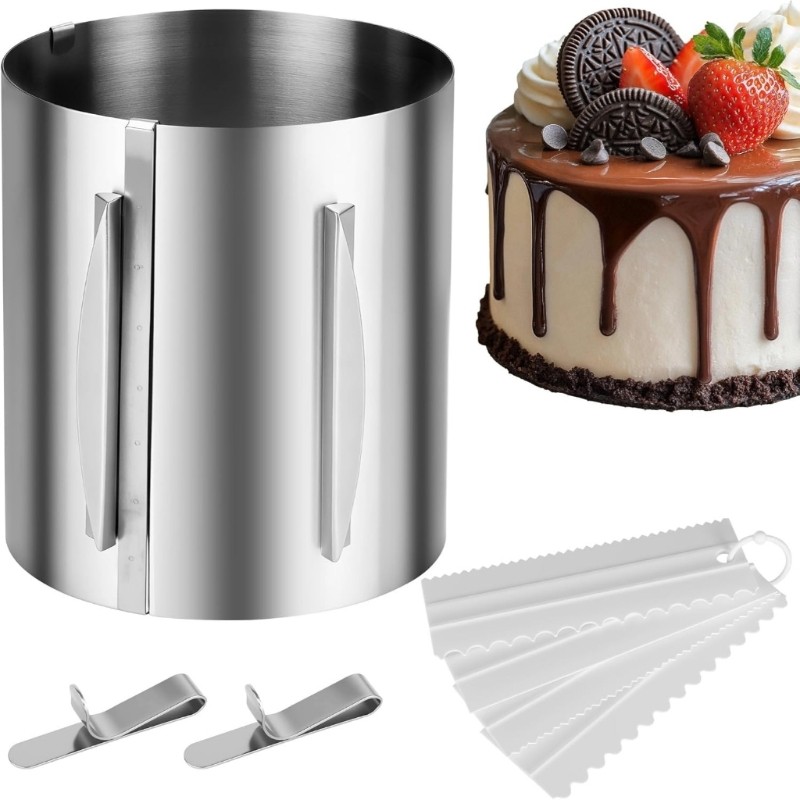 20cm High Cake Hoop modifiable Tool For Tall Cakes gallery