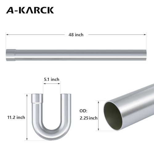 Mandrel Bends 8 Pcs, 2.25 Inches 304 2.25inch Mixed 8PCS Stainless Steel gallery