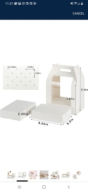 Cake pop boxes 4 pcs Cakesicle Packaging Boxes for Cake pop and Cakesicle Sta... gallery
