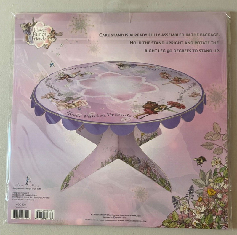 Meri Meri Flower Fairy Friends pedestal cake stand Party supply gallery