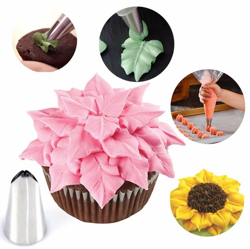 Russian Piping Tips Set 14pcs Cake Cupcake Decorating Supplies Kitchen Dining gallery