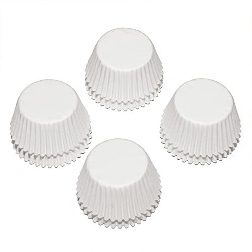 500 Count Mini Cupcake Liners White Muffin Liners Greaseproof No Smell Small Cup gallery