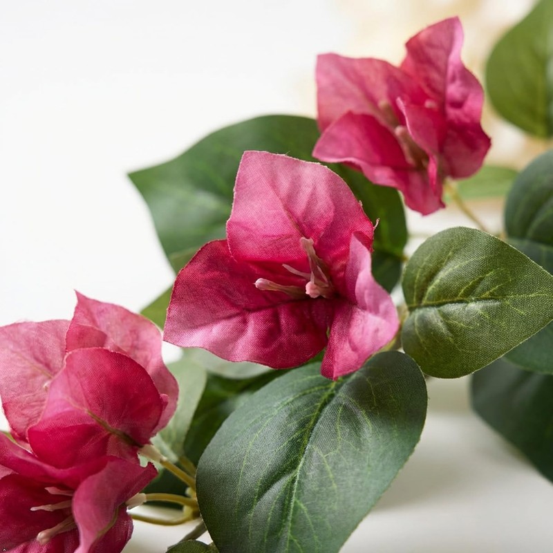 Lily Garden 2Pcs Silk Bougainvillea Vine Plant 34Inch Artificial Flowers gallery