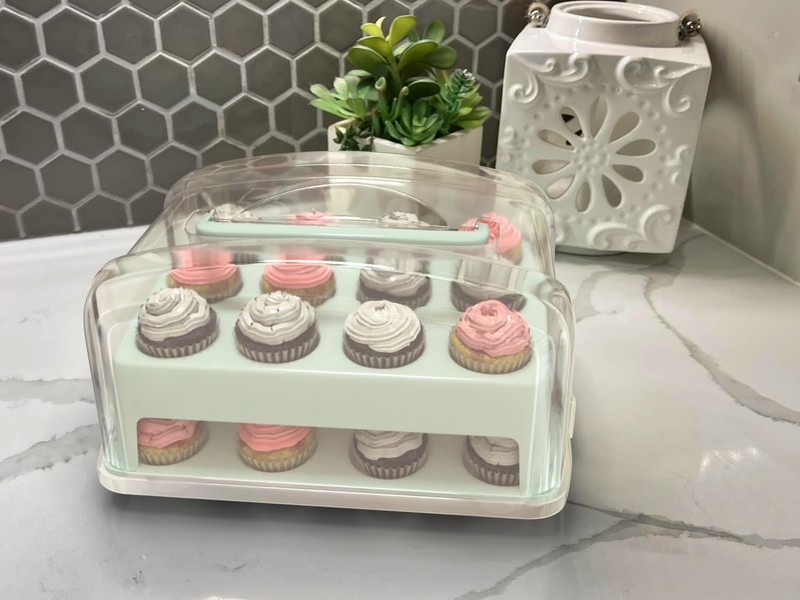 Cupcake Box for MINI Cupcakes. NOT For Standard Size Cupcakes. Fashionable Gr... gallery