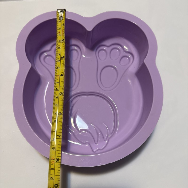 Crofton 2019 Silicone 3D Bunny Rabbit Tooshie Light purple Mold (bunny butt) gallery