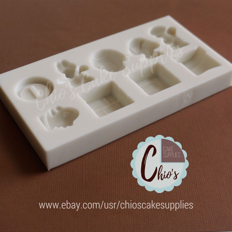 Video game theme silicone mold, 9 different cavities. gallery