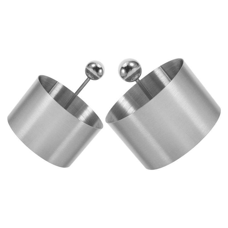 2pcs Burger Press Patty Maker Set – Hamburger Making Molds – 2/3″ Luncheon Meat