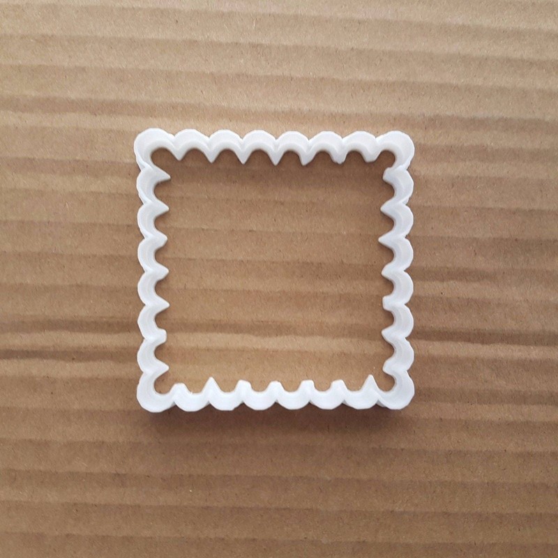 Square Plaque Frame Shape Cookie Cutter Dough Biscuit Pastry Fondant Sharp gallery