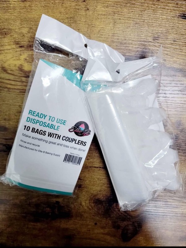 Ready To Use, Completely Disposable Piping Bags With Coupler