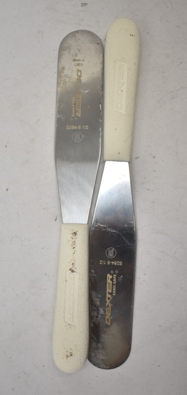 Lot of 2 Dexter Russell Sani Safe Frosting Spatula 6-1/2″ L Stainless Steel