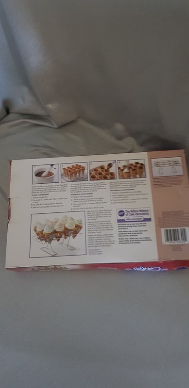 Wilton Cake Cone Stand Cupcake Baking Rack Ice Cream Cone Holder gallery