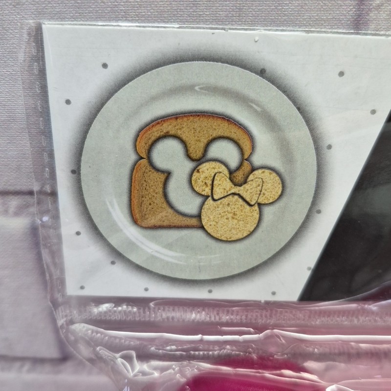 Disney Mickey & Minnie Mouse Plastic Fun Shape Bread Crust Cutter, Lot Of 2 gallery