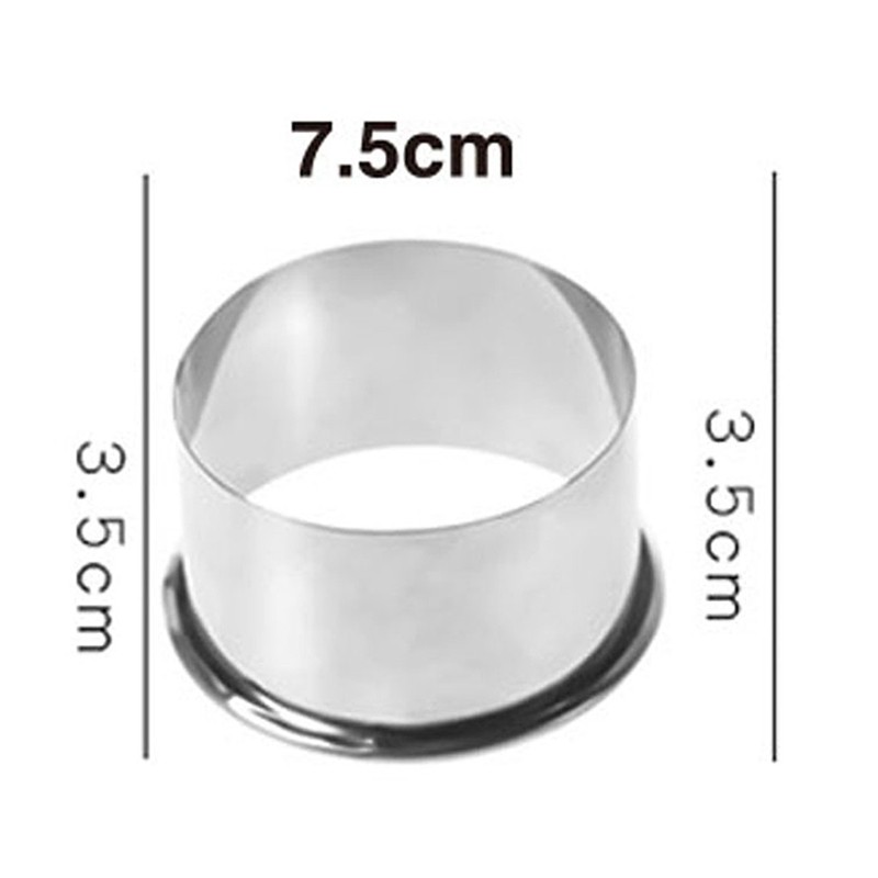 3 size Stainless Steel Round Dumplings Wrappers Molds Cutter Maker Tools Cookie