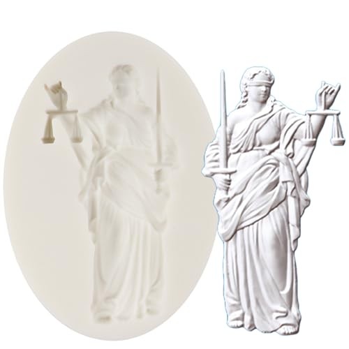 Ancient Greek Mythology Goddess Silicone Fondant Mold for Cake Style D gallery