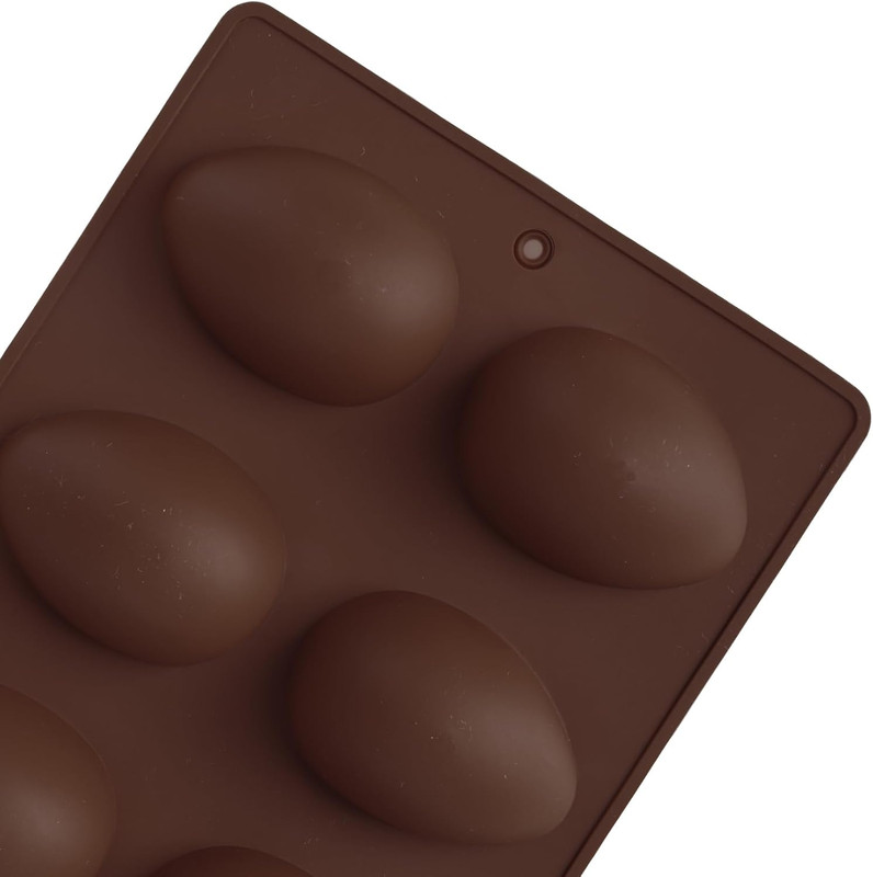 8-Cavity Easter Egg Shape Silicone Molds, 2Pcs Food-Grade Baking Supplies for DI gallery