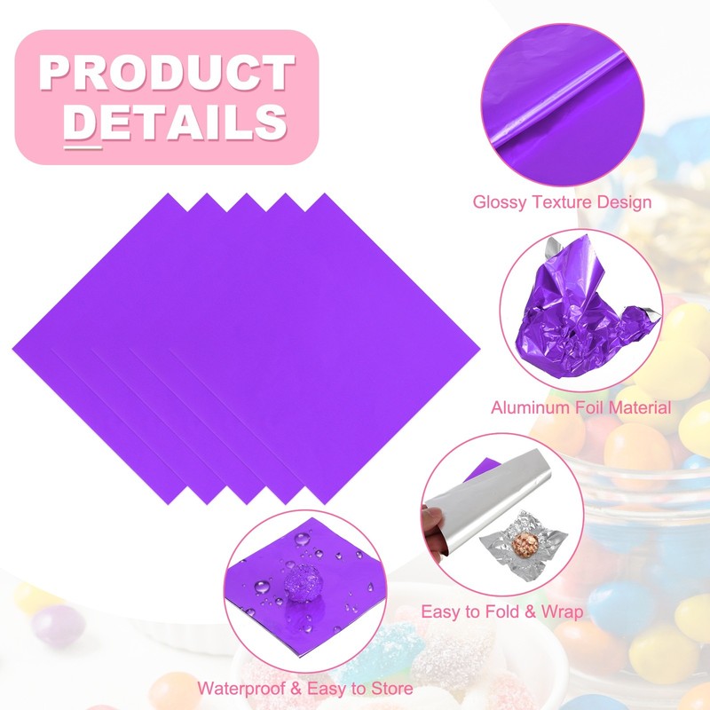 200pcs Chocolate Gift Cards 7.87x7.87" for Pink/Lilac Box gallery