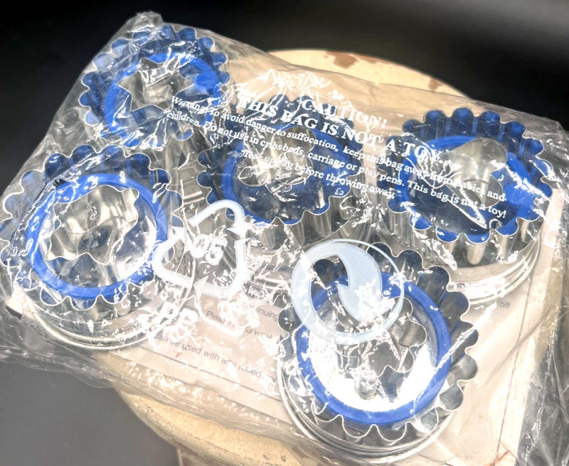 NEW Original Kaiser Backform Linzer Cookie Cutters Set of 5 Various Shapes
