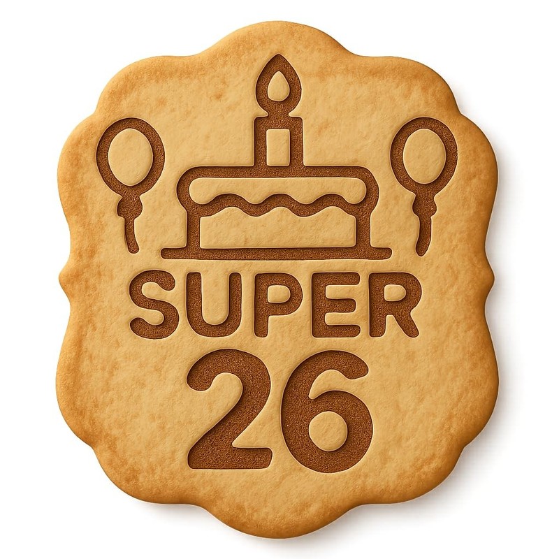 Super 26 Flying Stance Cookie Cutter & Stamp, Fondant & Clay – 3.4×4″