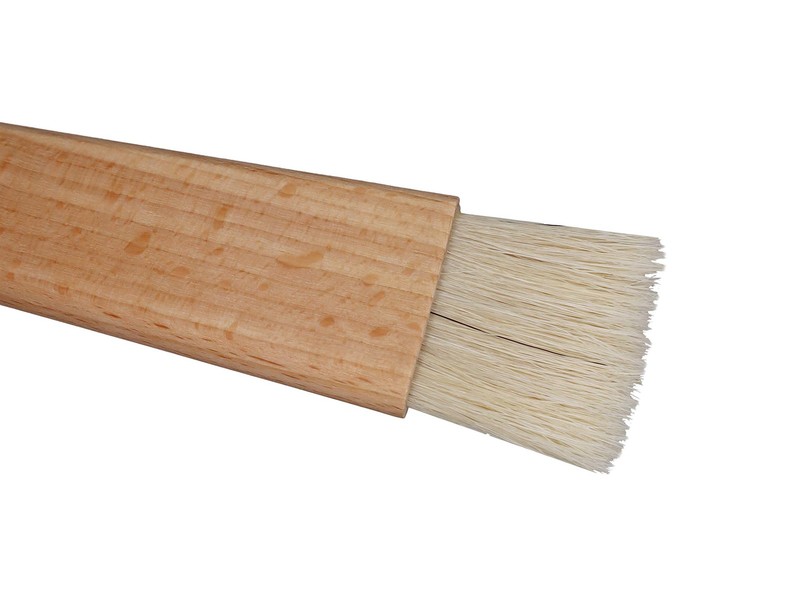 Exceliy 2 Sets Pastry Brushes with Wooden Handle Natural Bristles for Brown gallery