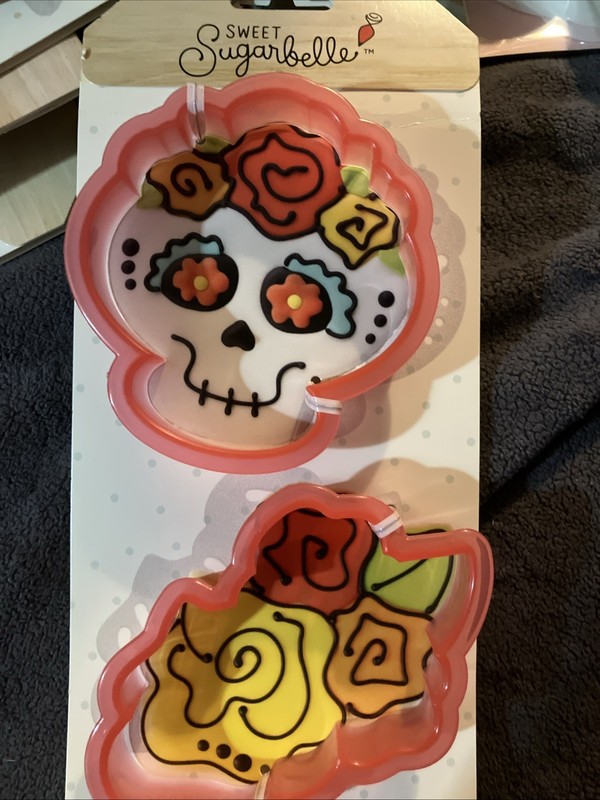 Sweet Sugarbelle Day Of The Dead Cookie Cutter Set Dia De Los Muertos