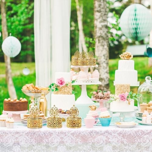 24 Pack Gold Vintage Favor Boxes, Mini Plastic Candy Container with Lid, gallery