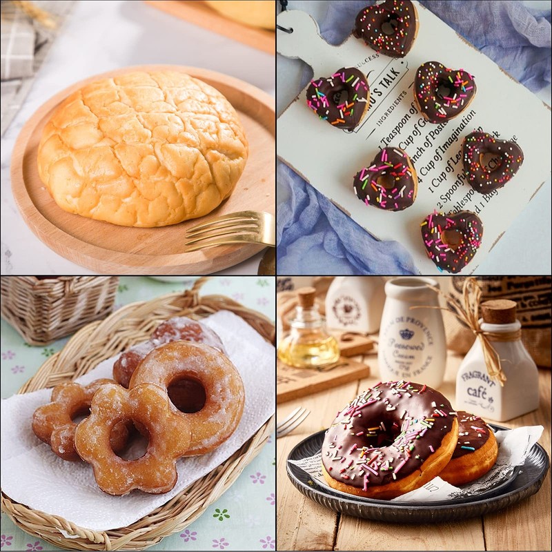 4 Pack Donut Maker Cutter Creative Reusable Non-stick Doughnut Molds Fondant ... gallery