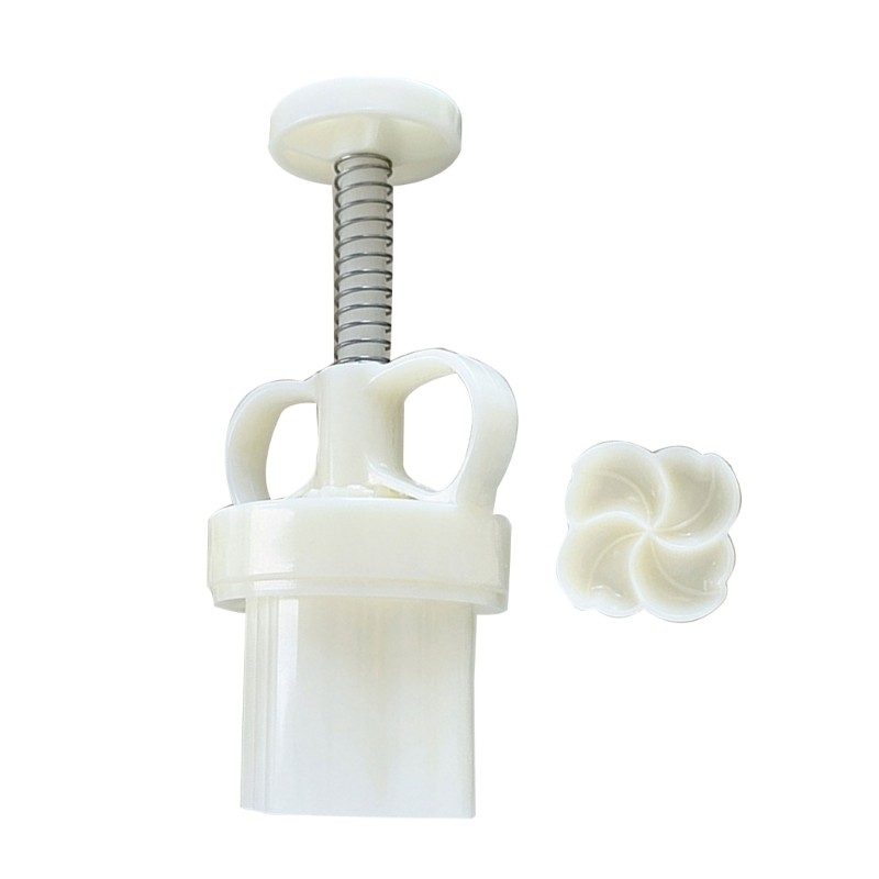 3D Flower Shape Cookie Stamp Moon Cake Maker MidAutumn Festival Pastries Tool