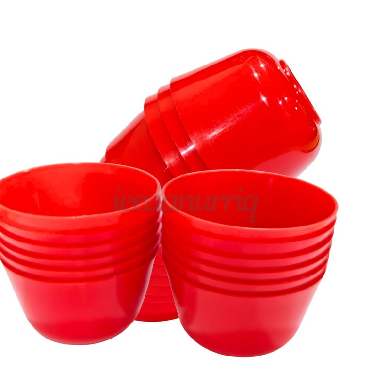 Puto Mold Talam Pichi Kutsinta Lompang Red Color 36 pieces 5cm Kueh Small Size gallery