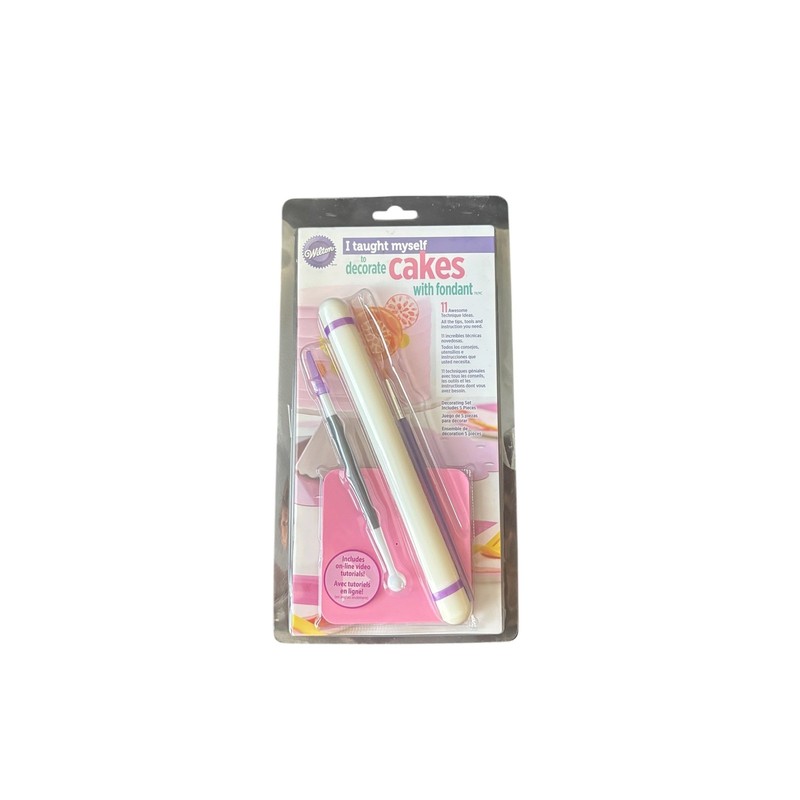 Wilton Fondant Cake Decorating Kit 5pc I Taught Myself Tools Set NEW