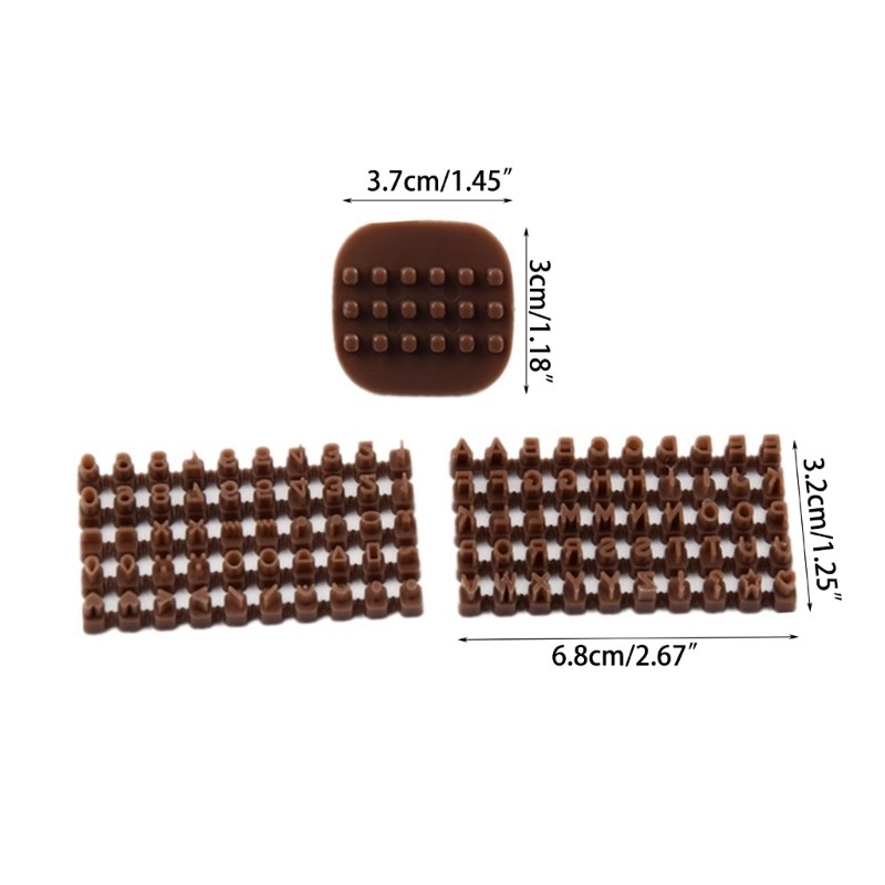 Biscuit Stamps Letter Number Shape Eco-Friendly Baking Accessories Cookie Stamps gallery