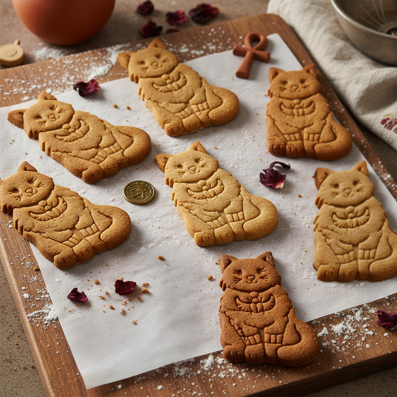 Cute Bastet Cookie Cutter - Egyptian goddess cat kitty scarab ancient Egypt Bast gallery