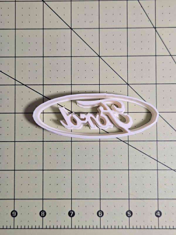Ford Logo Cookie Cutter 4″