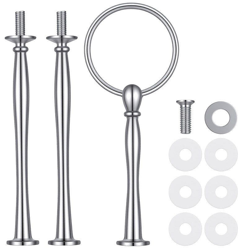 Cake Stand Hardware, Tiered Plate Hardware, 3 Tier Stainless Steel Tiered Tra…