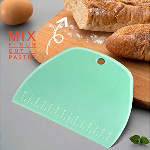 2 Pcs Dough Scraper Dough Scraper Plastic Bench Scraper Dough Cutter Multipur... gallery