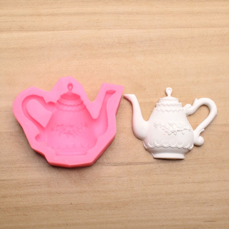 Soap Molds Silicone Craft Mold Handmade Soap Craft 3D Cartoon Cute Teapot Shape gallery