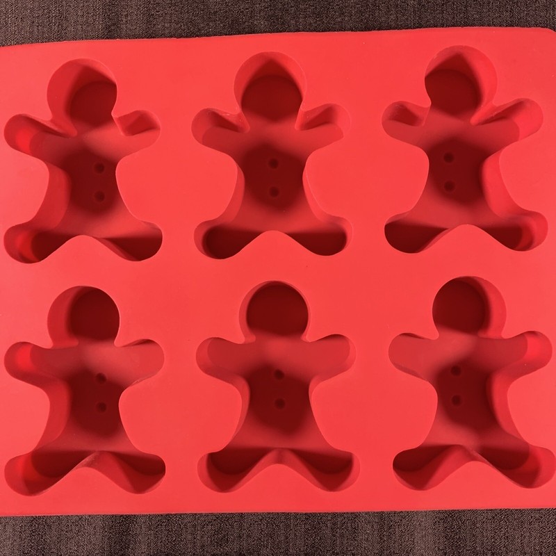 Set Of Two (2) Gingerbread silicone molds - 6 Each - MAX 250• C/ 450• F gallery