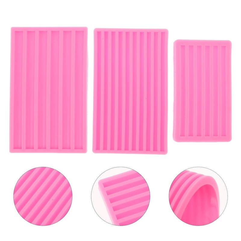 3pcs Silicone Wax Strip Mold Set: Craft Making Wax Seal Stamp Supplies –
