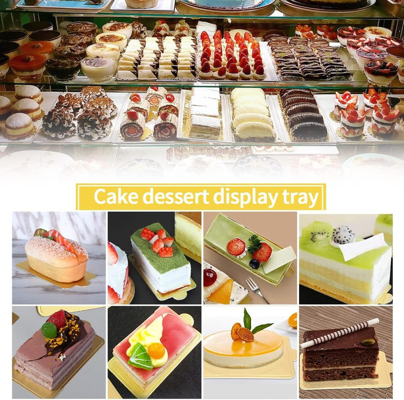 Mini Cake Boards Golden Cardboard Mousse Cake Base 100PCS Cake Paper Board Disse gallery