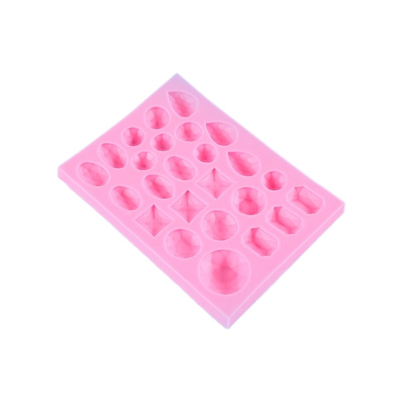 Geometric Gem- Fondant Chocolate Mold Cake Decorating Tool Baking Accessories gallery