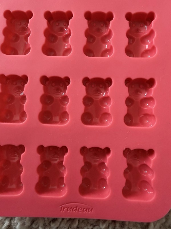 Silicone Gummy Bear Mold 2-Pack, Pink gallery